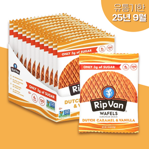 립밴 스트룹와플 더치카라멜 & 바닐라, 33g, 12개