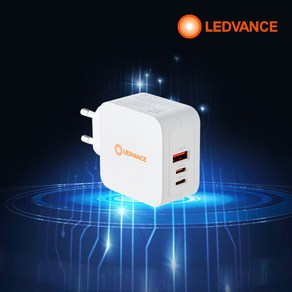 레드밴스 65W 고속 충전기 노트북 어댑터 퀵차지 USB PD C타입 3포트 GaN, 레드밴스 65W GaN 3포트 고속충전기, 1개