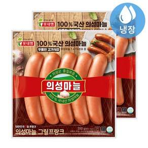 롯데푸드 의성마늘 프랑크 350g 2개