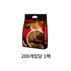 G7 베트남 G7블랙 200개입 + 사은품, 2g, 800개입, 4개