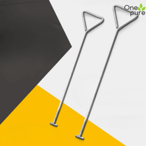 갈고리 맨홀 뚜껑 개폐기 지렛대 하카 핸들, 10x400mm 0.4m, 1개