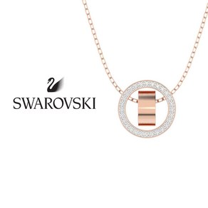 스와로브스키 SWAROVSKI 주얼리 Hollow 할로우 크리스털 펜던트 여자 로즈골드 목걸이 5636500