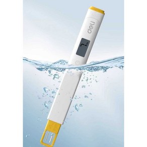 DELI 수질검사 TDS 테스트 가정용 정수기 식수 수돗물, 1개, 방수 TDS 측정기 (0-9990PPM)