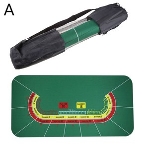 텍사스 포커 매트 블랙잭 바카라 주사위 룰렛 내구성 고무 게이밍 책상 패드, A, 1개