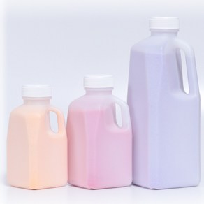 월드 사각 딸기 우유통 350-1000ml 페트병 주스통 쥬스통 손잡이 생수통 더치커피병, 마개만 구입(몸통 x), 노브릿지 38파이 (흰색), 1개