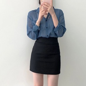 여성 미니 스커트 슬림핏 하이웨스트 봄 여름 외출 심플 빅사이즈 여자 a라인 짧은 치마 홀복 2022 mini skirt YD0209