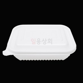 [ILYONG] 미니 사각 찜용기 TY 20155 소 750ml 400세트 백색, 400개, 1세트