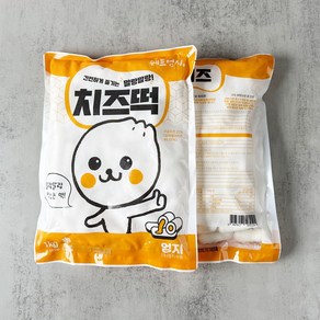 엄지식품 치즈떡 떡속에 치즈가 들어있는, 1kg, 8개