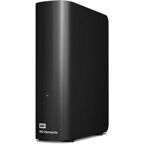 웨스턴 디지털 16TB 엘리먼트 데스크톱 외장 하드 드라이브 플러그 앤 플레이 스토리지용 USB 3.0 BWLG0160HBKNESN, 6TB, Desktop