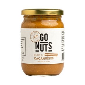 고 너츠 유기농 땅콩버터 GO NUTS 피넛버터 엑스트라크런치 270g, 1개