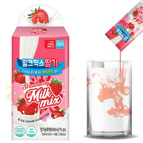 밀크믹스 어린이 비타민D 딸기맛 10p, 1개, 100ml