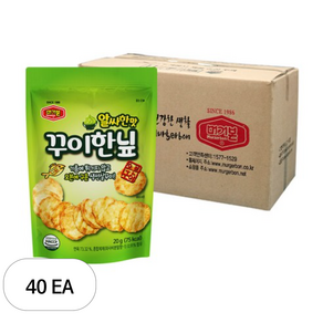 머거본 알싸한맛 꾸이한닢, 20g, 40개