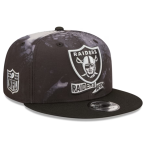 Las Vegas Raiders Era 2022 Sideline 9FIFTY 잉크 Dye 스냅백 모자 캡 남성 NFL