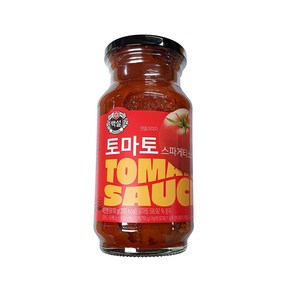 [CJ] 토마토스파게티소스 유리병 610g, 1개