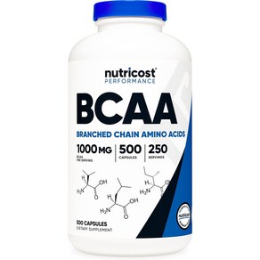 뉴트리코스트 BCAA 필수아미노산 500캡슐, 1개, 500정