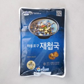 [메가마트]하동포구 재첩국 500g, 1개