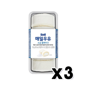 매일우유 소금롤케이크 디저트빵 105g x 3개