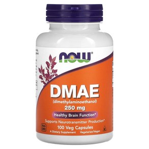 NOW 식품 DMAE 250mg 100가지 채소 캡슐, 상품, 1개