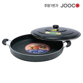 주방1번가 주코(JOOCO) 삼우전판 대형 프라이팬 전판양수 부침팬, 36ccm(지름), 1개