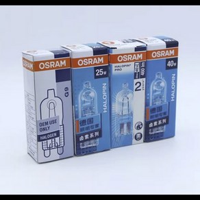 OSRAM 66825 전구 G9 할로핀 램프 230V 25W 40W 230V25W 66840 230V40W, [04] 40W 1 piece, 1개