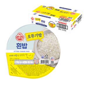 1인 가구 필수템 오뚜기 밥 210g, 1박스