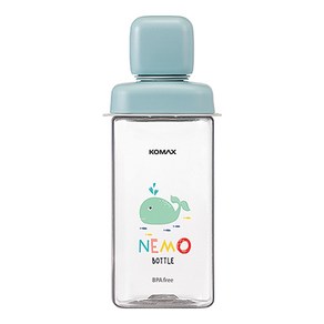 코멕스 네모물병 민트고래 430ml, 1개