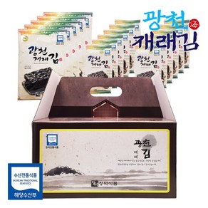 광천김 도시락김 5g x 12p + 전장김 25g x 5p, 1세트