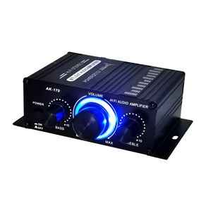 하이파이 디지털 앰프 20W+20W 2채널 서라운드 사운드 앰프 스피커 12V, a