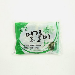 냉동야채 얼갈이 1kg, 1개