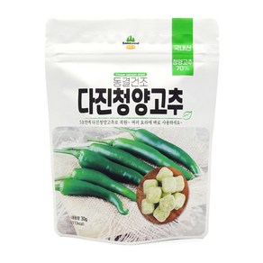 다진청양고추 동결건조 블럭 30g 6개 산마을