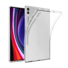 갤럭시탭S9 플러스 슬림핏 젤리 케이스 SM-X810 X810N X816 X816N S9+ 아이 친구, 완전투명, 1개