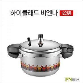 PN풍년 하이클래드 비엔나 스텐레스 압력밥솥 12인용, 상세페이지 참조, 1920ml