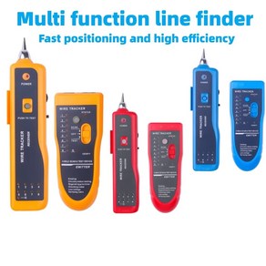 STP UTP Cat5 Cat6 RJ45 RJ11 용 LAN 네트워크 케이블 테스터 감지기 라인 파인더 전화선 추적기 톤 진단 도구 키트, 2.Red, 1개