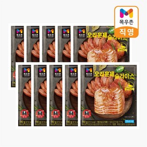 목우촌 오메가3 오리훈제 슬라이스, 10개, 180g