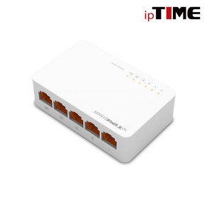 ipTIME H605[스위칭허브/5포트/100Mbps]/언매니지드 스위칭/아답터 포함/무상보증 2년/H505 후속모델, 1개