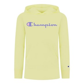 Champion Heitage Gils 긴소매 후드 티셔츠 큰 옷 코랄 크림, Small, 1개