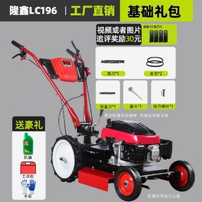 자주식 긴풀 제초기 예초기 잡초 주행식 과수원 벌초, I. Loncin LC196 파워풀 / 팩, 1개