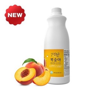 웰파인 더진한 복숭아 아이스티 1.8kg, 1개, 1.8L