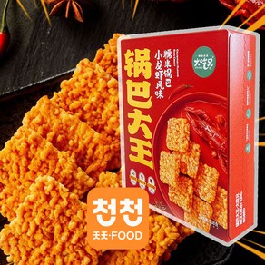 [천천중국식품]마라 쑈룽쌰맛 따츠쓩 찹쌀궈바 168G 찹쌀 누룽지, 1개