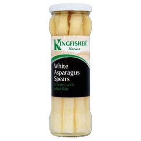 Kingfishe White Aspaagus Speas in Bine (330g) 킹피셔 화이트 아스파라거스 스피어스 소금물(330g), 1개, 330g