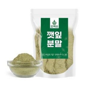 오허브 국내산 깻잎가루 깻잎분말 250g 깻잎차, 1개