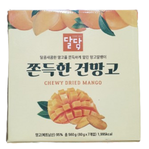 달담 쫀득한 건망고 560g(80g X 7개입) 코스트코, 1개