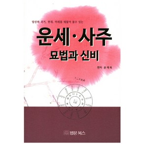 운세 사주 묘법과 신비:당신의 과거 현재 미래를 꿰뚫어 볼 수 있는, 법문북스