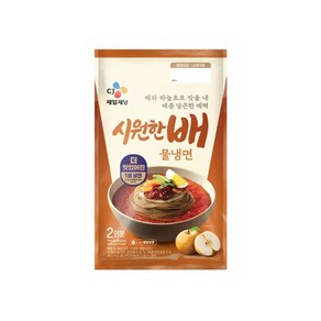 (냉장)[CJ제일제당]시원한배물냉면2인, 970g, 3개