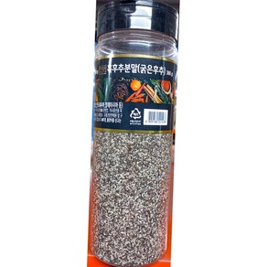 흑후추 분말 첫맛 굵은것 380g 식자재 업소용 식재료 식당용 대용량 단체 급식용 흑후추분말, 1개