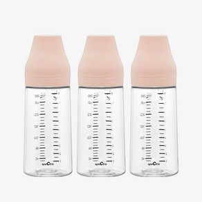스펙트라 올셋 PA 젖병 젖병 260ml 노꼭지 젖병 3개 구성, 핑크