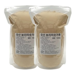 대명이유식 국산 보리미숫가루 100% 쪄서 볶은보리가루 옛날 보리선식, 2개, 1kg