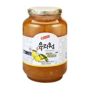 쥬피터 데이웰 유자청, 4개, 3개입, 2kg