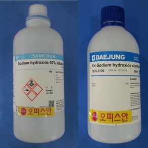 수산화나트륨용액 (0.05mol 0.5mol 5mol) EP/500ml/1L (kor) 0.05mol Sodium hydroxide standard solution