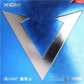 엑시옴 XIOM 탁구러버 베가차이나 VEGA CHINA 강한 회전력의 점착형 고무, 검정, 1개